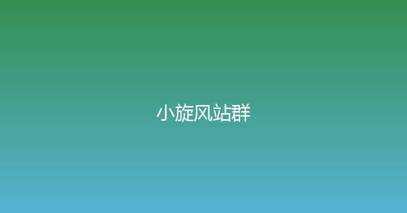 小旋风站群 封面图